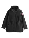 Canada Goose Hooded Jacket In Black