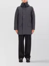 Canada Goose Hooded Jacket Featuring Front Pockets In Blue