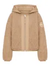 Canada Goose Alberni Reversible Fleece Bomber Jacket In Gold
