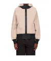 Canada Goose Hooded Long-sleeved Casual Jacket In Black