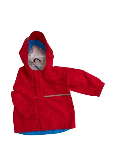 Canada Goose Babies' Hooded Outerwear Rainwear Jacket In Red