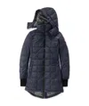 Canada Goose Mystique Parka Coat In Black