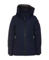 Canada Goose Hooded Padded Coat In Black
