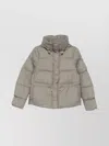 Canada Goose Hooded Padded Jacket Drawstring Waist In Gray