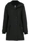 Canada Goose Hooded Parka In Black