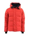 Canada Goose Hooded Parker Down Jacket In Red