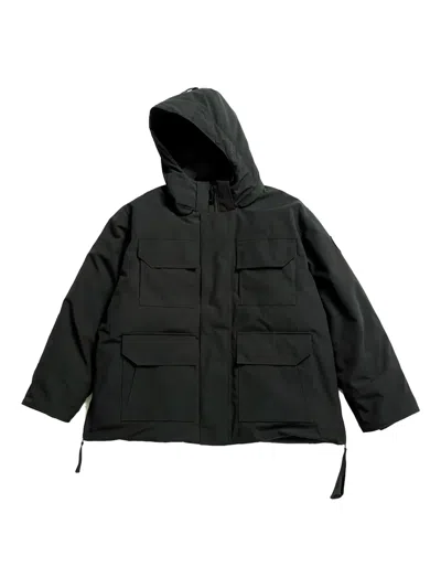 Canada Goose Hooded Pocket Jacket In Black