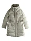 Canada Goose Hooded Puffer Coat In Neutral