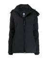 Canada Goose Hooded Puffer Jacket In Black