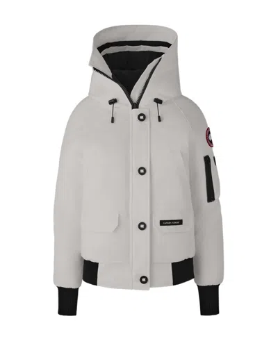 Canada Goose Hooded Puffer Jacket In Gray
