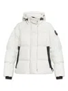 Canada Goose Hooded Puffer Jacket In Neutral