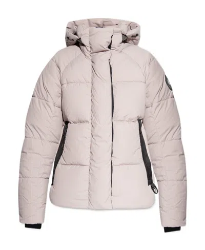 Canada Goose Hooded Quilted Down Jacket In Pink