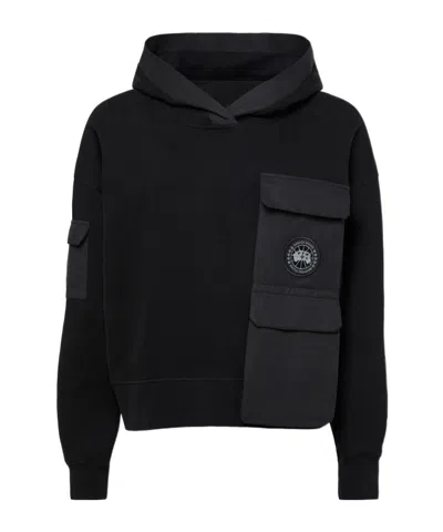 Canada Goose Hooded Sweater In Black