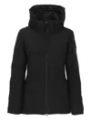 Canada Goose Padded Parka Removable Hood In Black