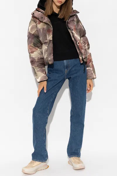 Canada Goose Women's Muskoka Embroidered Logo Hoodie In Black