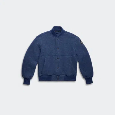 Canada Goose Hudson Fleece Bomber Black Label In Blue