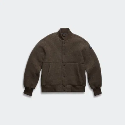 Canada Goose Hudson Fleece Bomber Black Label In Brown