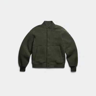 Canada Goose Hudson Fleece Bomber Black Label In Green