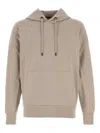 Canada Goose Men Taupe Drawstring Hood Long Sleeves Front Pouch Pocket In Brown