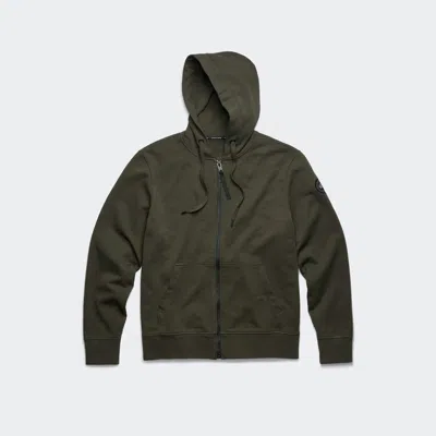 Canada Goose Huron Full Zip Hoodie Black Label In Green