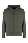 Canada Goose Full Zip Hoodie Adjustable Drawstring Hood In Green