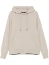 Canada Goose Huron Patch-logo Hoodie In Neutrals