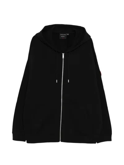 Canada Goose Organic Cotton Rove Zip-up Hoodie In Black