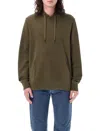 Canada Goose Huron Cotton Hoodie In Military Green