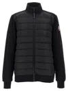 Canada Goose Wattierte Hybridge Huron Jacke Mit Reissverschluss In Black