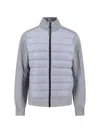 Canada Goose Huron Hybridge Zip Jacket In Gray