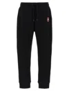 Canada Goose Men Black Cotton Logo Patch To The Front Elasticated Ankles Elasticated Drawstring Wais In Black