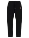 Canada Goose Men Black Cotton Logo Patch To The Front Elasticated Ankles Elasticated Drawstring Wais In Black