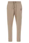 Canada Goose Men Beige Cotton Huron Sweatpants In Nude