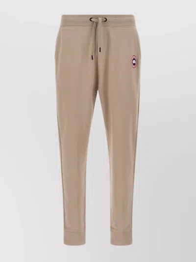 CANADA GOOSE 'HURON' JOGGERS WITH RIBBED CUFFS