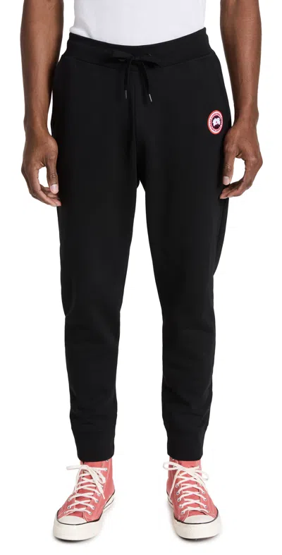 Canada Goose Black Cotton Sweatpants
