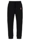 Canada Goose Men Black Cotton Logo Patch To The Front Elasticated Ankles Elasticated Drawstring Wais In Black
