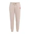 Canada Goose Cotton Track-pants With Ribbed Cuffs In Green