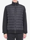 Canada Goose Hy Bridge Huron Zip Up Jacket In Black