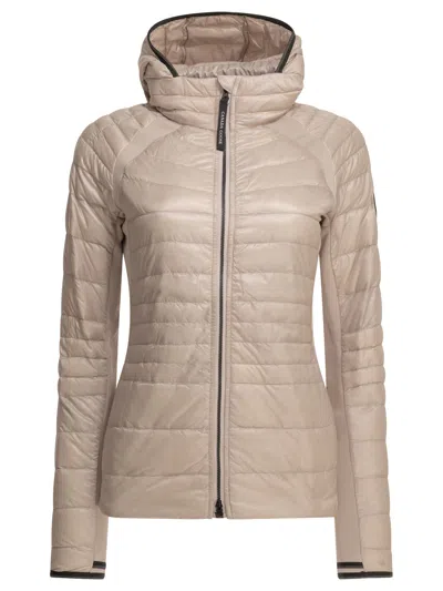 Canada Goose "hy Bridge Lite Black Label" Short Down Jacket In Neutral