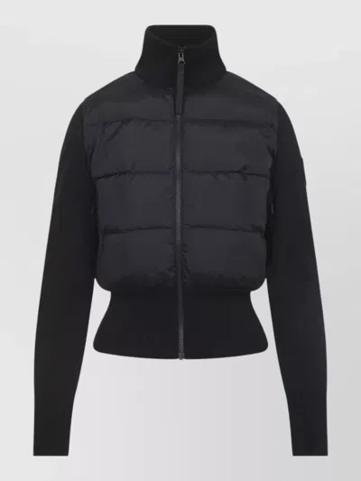 Canada Goose Hybrid Wide Quilt Jacket High Collar In Blue