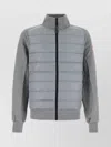 Canada Goose Huron Hybridge Cardigan With Padded Front Panel In Gray