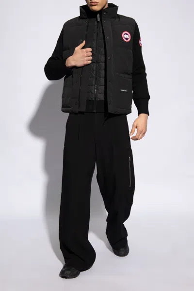 Canada Goose ‘hybridge' Down Front Hoodie In Black