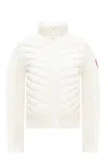 Canada Goose ‘hybridge' Down Front Sweater In Neutral