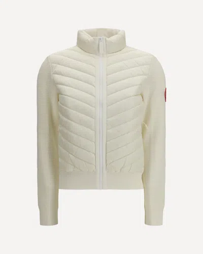 Canada Goose Hybridge Down Jacket In Cream