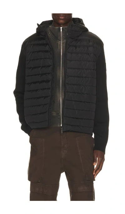 Canada Goose Hybridge Flavio Hoodie In Black