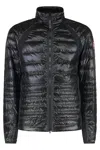Canada Goose Hybrid Full Zip Down Jacket In Black