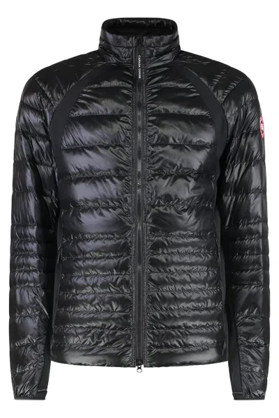 Canada Goose Hybrid Full Zip Down Jacket In Black