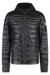 Canada Goose Hybridge Full Zip Down Jacket In Black