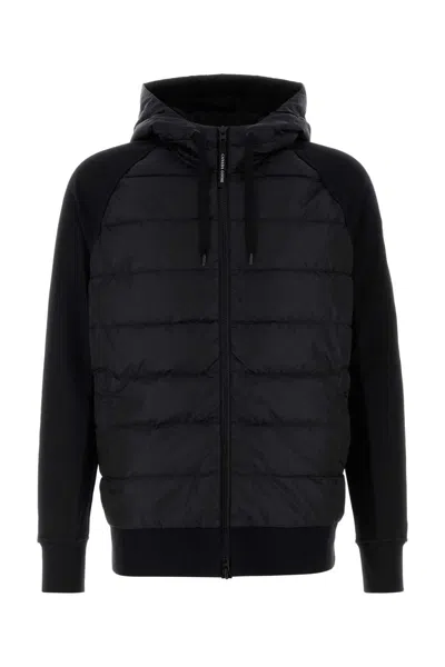 Canada Goose Hybridge® Huron Full Zip Hoodie In Black