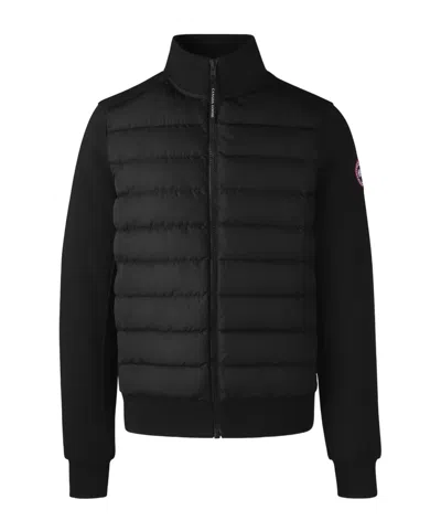 Canada Goose Hybridge Huron Full-zip Jacket In Black